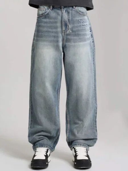 Ed Hardy Jeans albastru închis / verde iarbă roșu