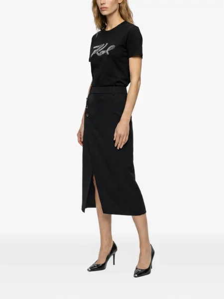 Stras tricou Karl Lagerfeld negru