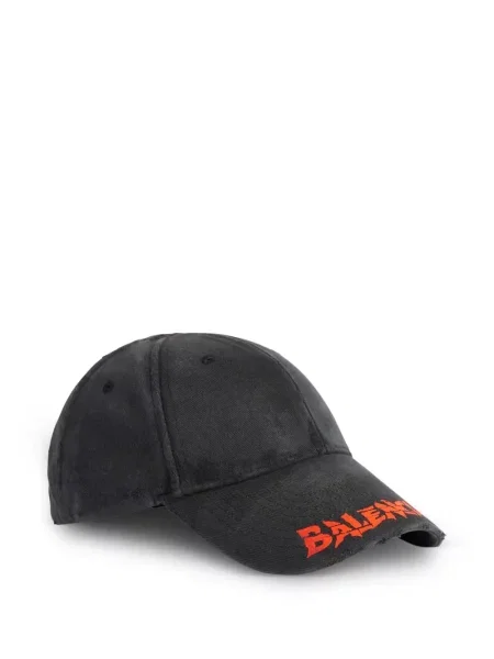 Viseltes hatású baseball sapka Balenciaga szürke
