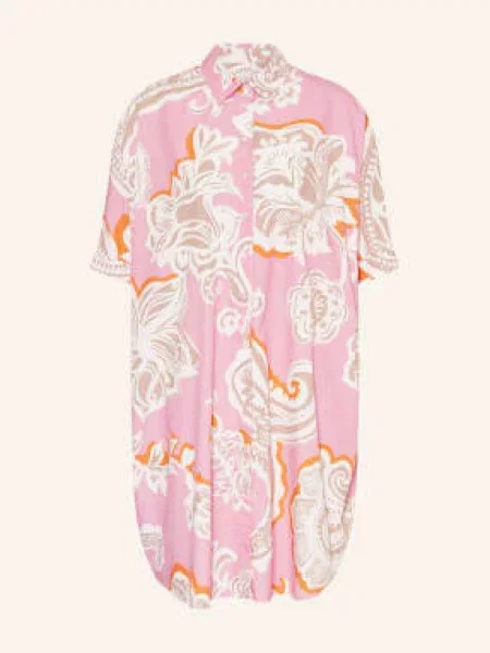 Emily Van Den Bergh Sukienka Koszulowa pink beżowa