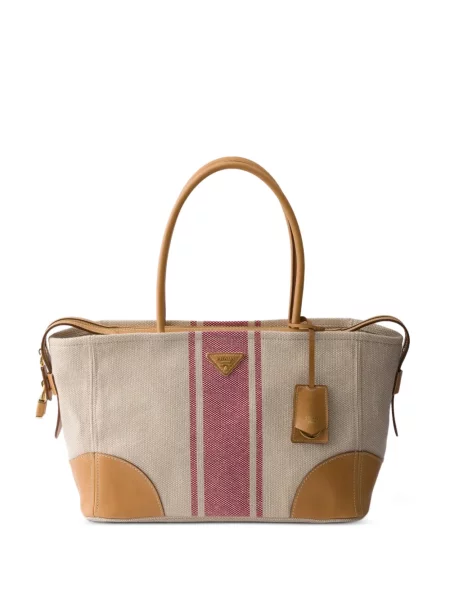 Kožna shopper torbica Prada