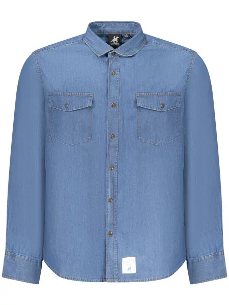 Cămașă U.s. Grand cu mâneci lungi lungă albastru