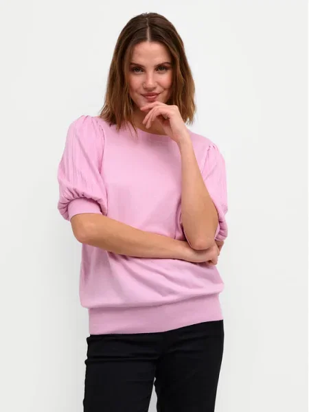 Kaffe Pulover Lone roz