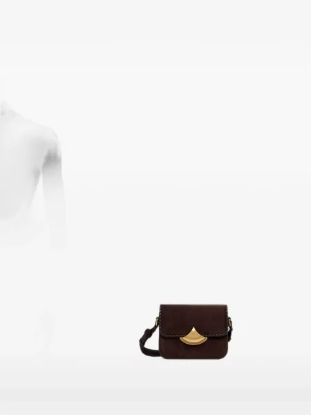 Geanta crossbody Sessun din piele maro
