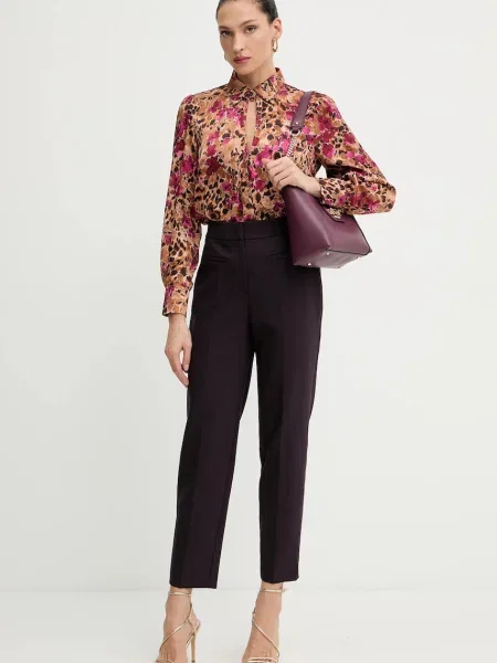 Блузка Morgan візерунок ORZAC.F коричневий