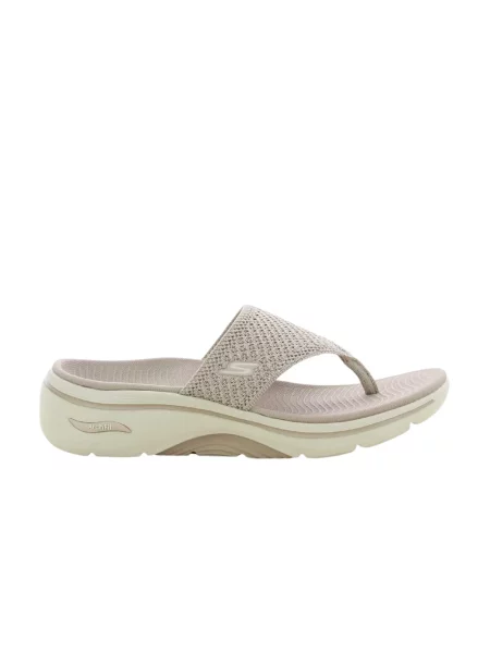 Japonki Skechers beżowe