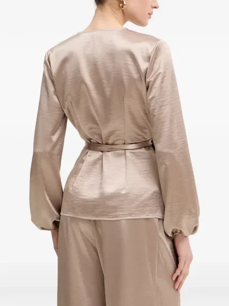 Bluză Guess din satin plic