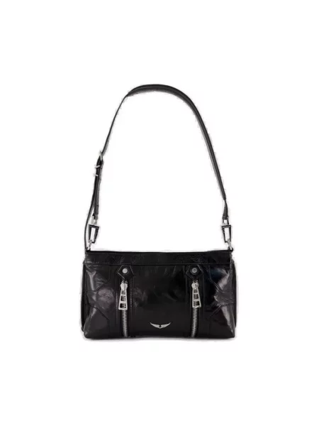 Torebka skórzana Zadig & Voltaire skórzana czarna