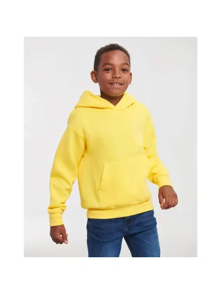 Bluza z kapturem dla dzieci Russell Athletic żółta