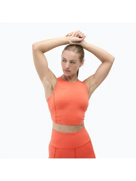 Tréninková podprsenka HOKA Elaro Crop bell pepper oranžová