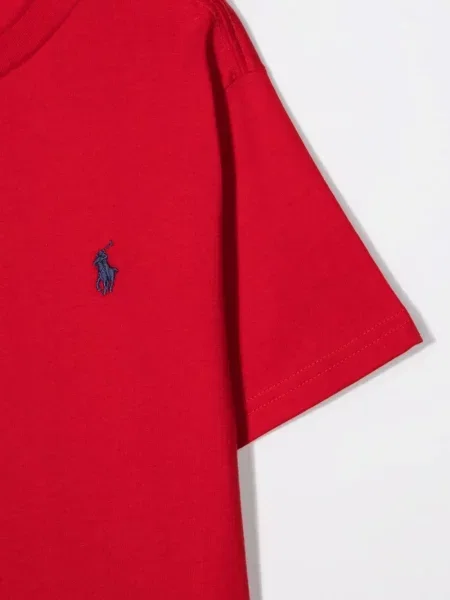 Koszulka polo dziecięca Polo Ralph Lauren czerwona