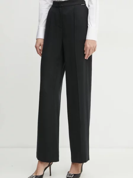 Hlače Karl Lagerfeld črna