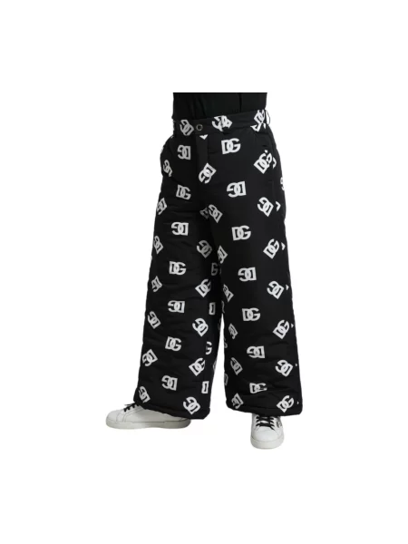 Spodnie Dolce And Gabbana pikowane czarne
