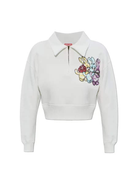 Koszulka polo Kenzo biała