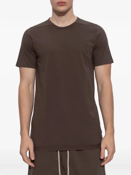Тениска Rick Owens Drkshdw с кръгло деколте кафяво
