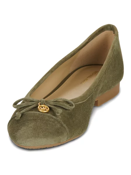 Michael Kors Balerini Piper | piele întoarsă verde