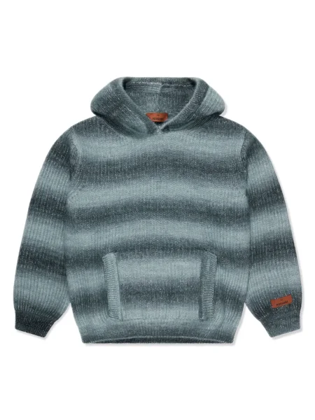 Bluza z kapturem dziecięca Missoni szara