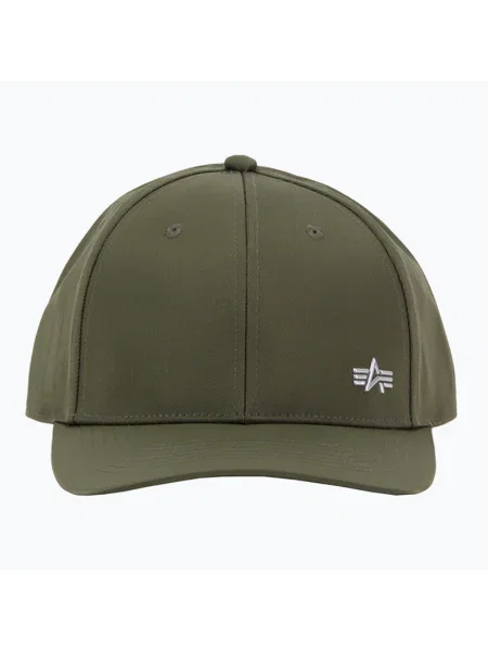 Șapcă pentru bărbați Alpha Industries Metal Label dark olive kaki