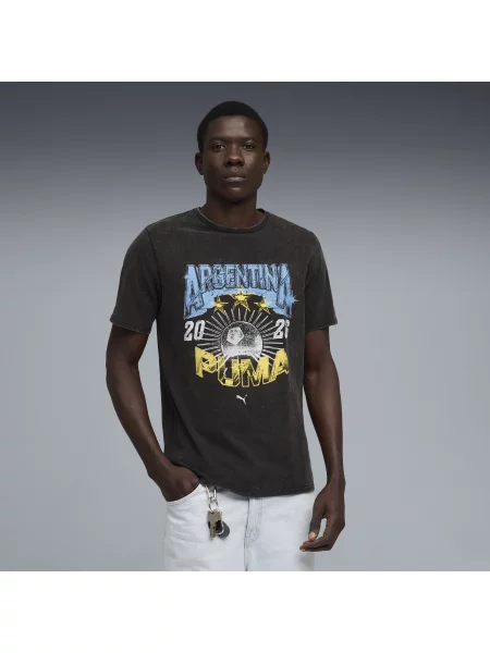 PUMA koszulka o luźnym kroju Fanpack Bespoke Akcesoria S czarny
