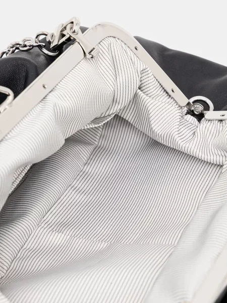 Шкіряна сумочка Weekend Max Mara CUBICO синій