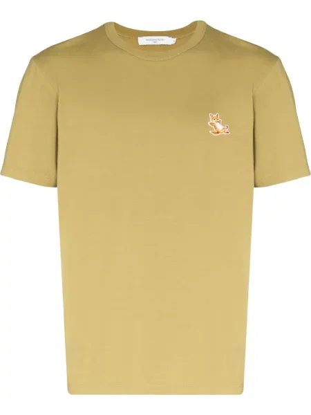 Tričko Maison Kitsuné zelené