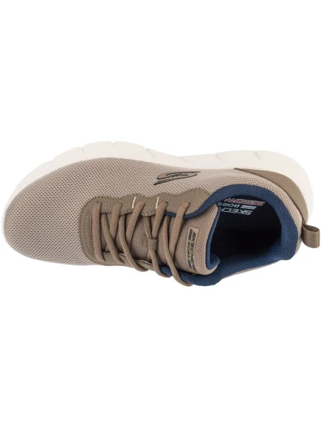 Pánske topánky Skechers Bobs Sport B Flex Icy Edge taupe béžová
