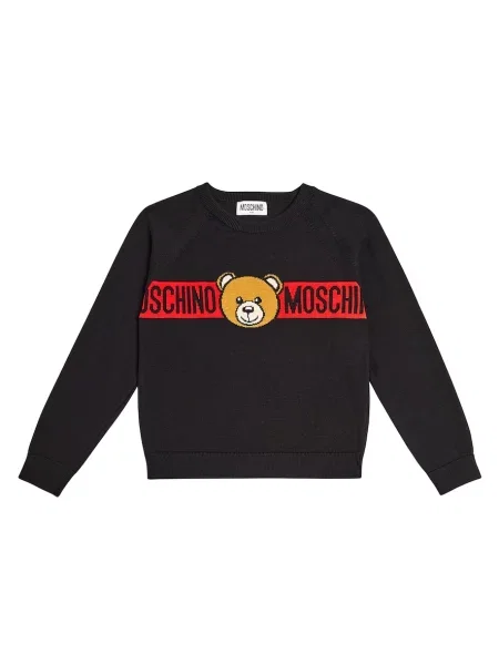 Πουλόβερ Moschino μαύρο