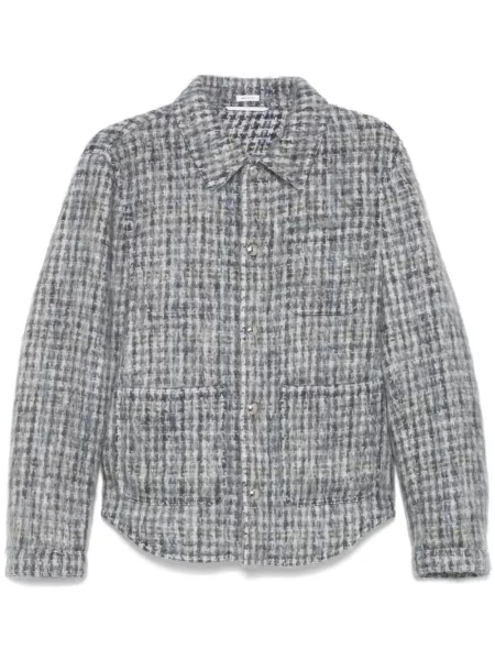 Kurtka Thom Browne w kratkę czarna