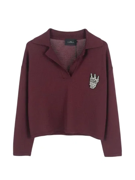 Gulerat tricou polo John Richmond roșu
