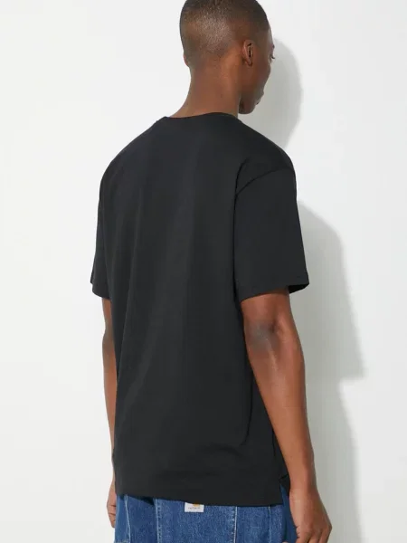 Krátký tričko Carhartt Wip s krátkými rukávy bílé