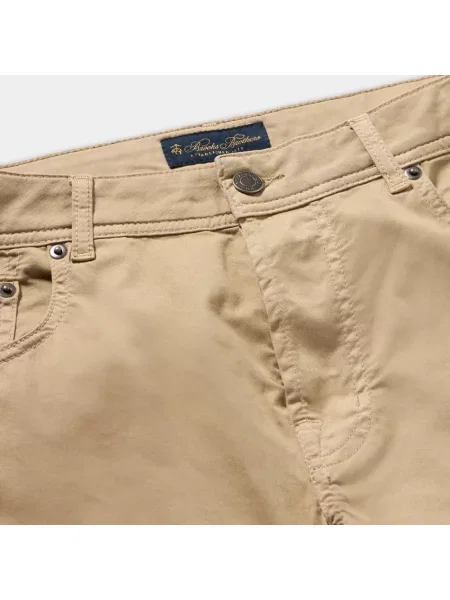 Spodnie Brooks Brothers z 5 kieszeniami beżowe