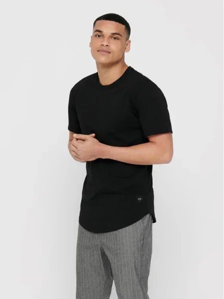 Only & Sons Tricou Matt negru