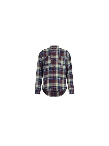 Maloja Gimpe Squirrel Multi M Mężczyźni Koszula Maloja Czarny Size: M niebieska