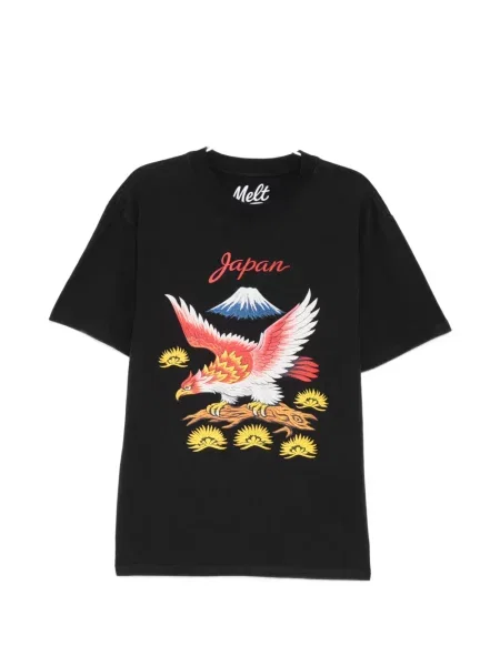 Tricou Melt cu imagine negru