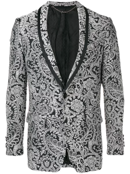 Sacou Billionaire din jacard negru