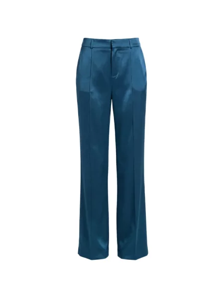 Pantaloni Cinq A Sept din satin albastru