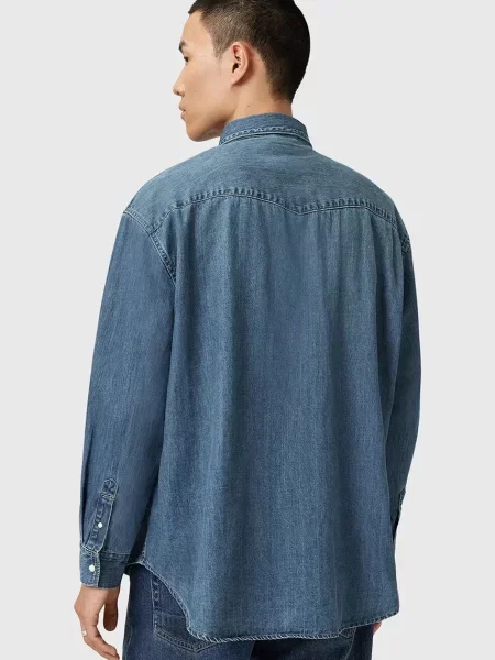 Классическая ошейниковый рубашка Allsaints