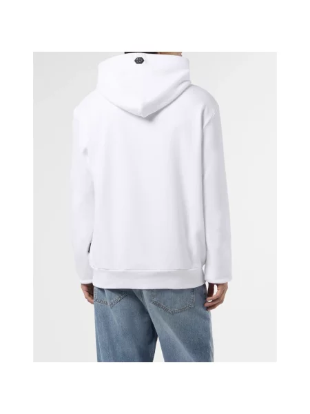 Bluza z kapturem Philipp Plein biała