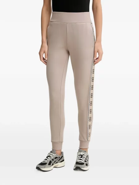 Pantaloni Guess cu dungi cu autograf