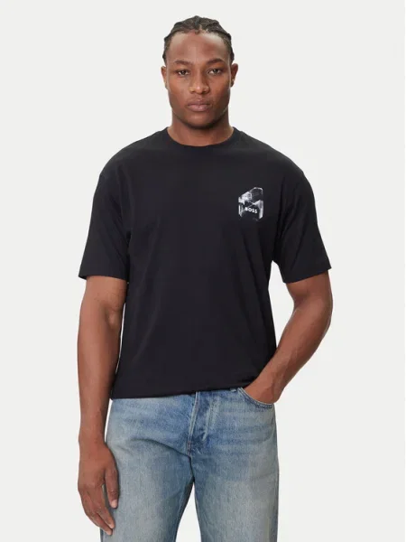 BOSS Tricou negru