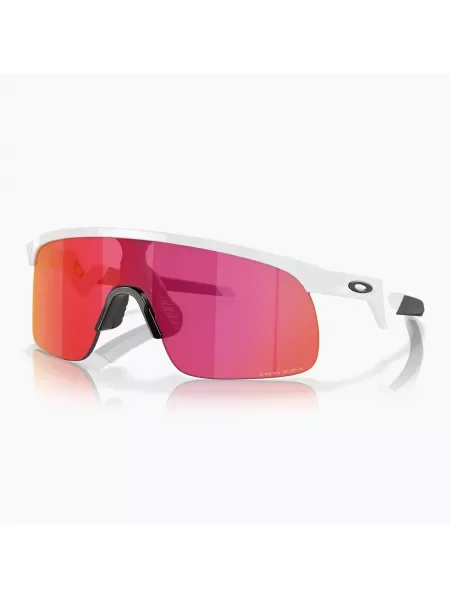 Olcsóbban. Napszemüveg dziecięce Oakley Resistor polished white/prizm sapphire. Méret: OS fehér