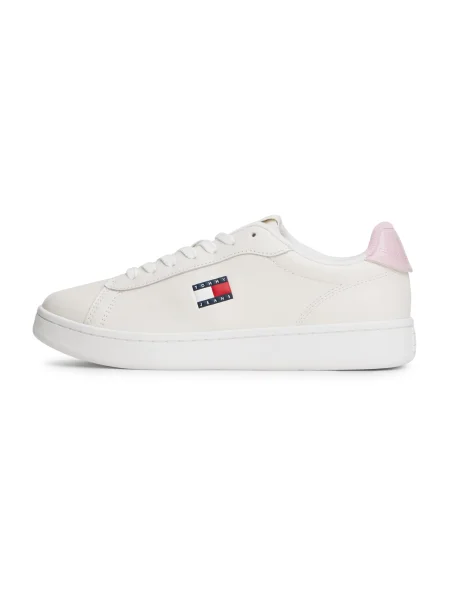 Sneakers Tommy Jeans Archive Valentines Écru alb