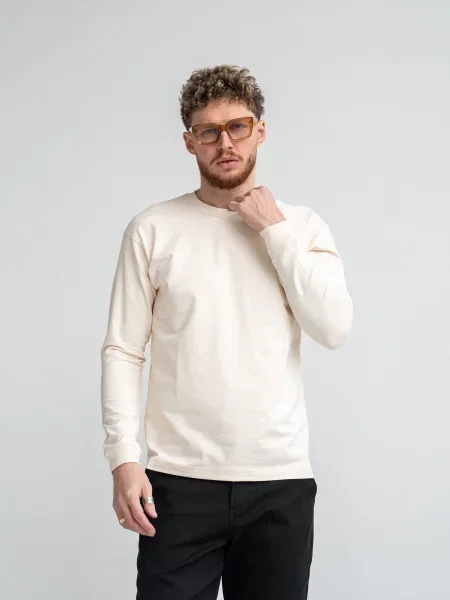 TeamV Basic Лонгслів бежевий