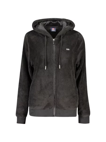Hanorac cu glugă Norway 1963 din fleece negru