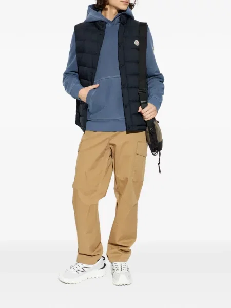 Hanorac cu glugă Moncler albastru