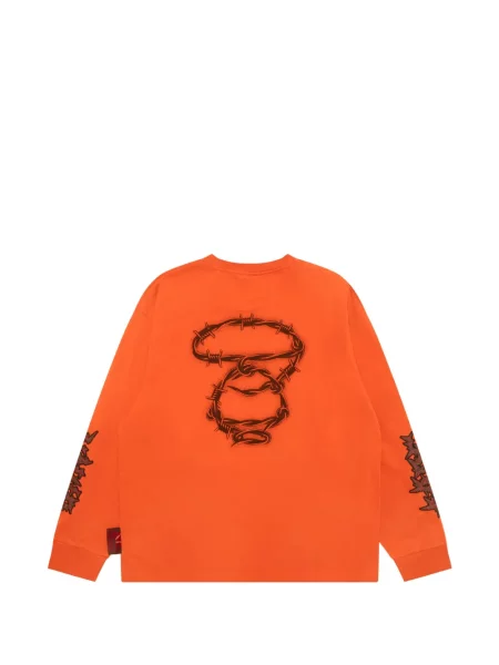 Μακρύς μπλούζα Aape By *a Bathing Ape® με σχέδιο πορτοκαλί