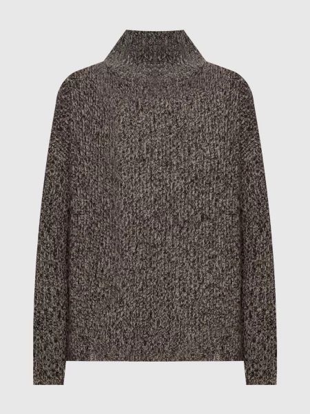 Шерстяной свитер Max Mara коричневый