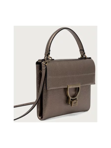 Coccinelle torebka crossbody skórzana żółta
