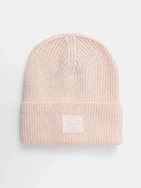 Шапка с вълна Herschel Super Soft розово