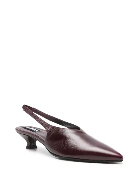 Pantofi cu toc Alohas slingback roșu